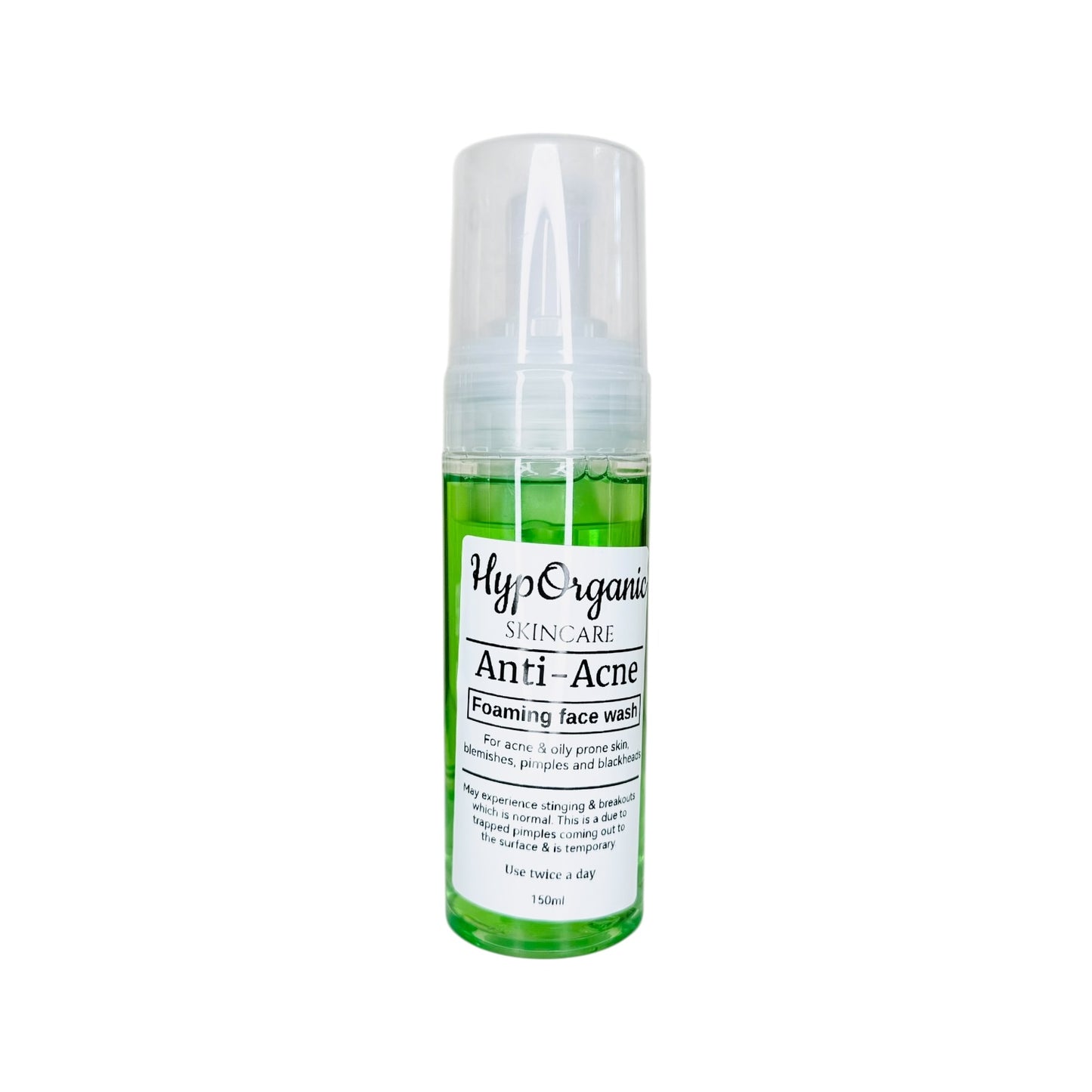 Anti acne foaming face wash