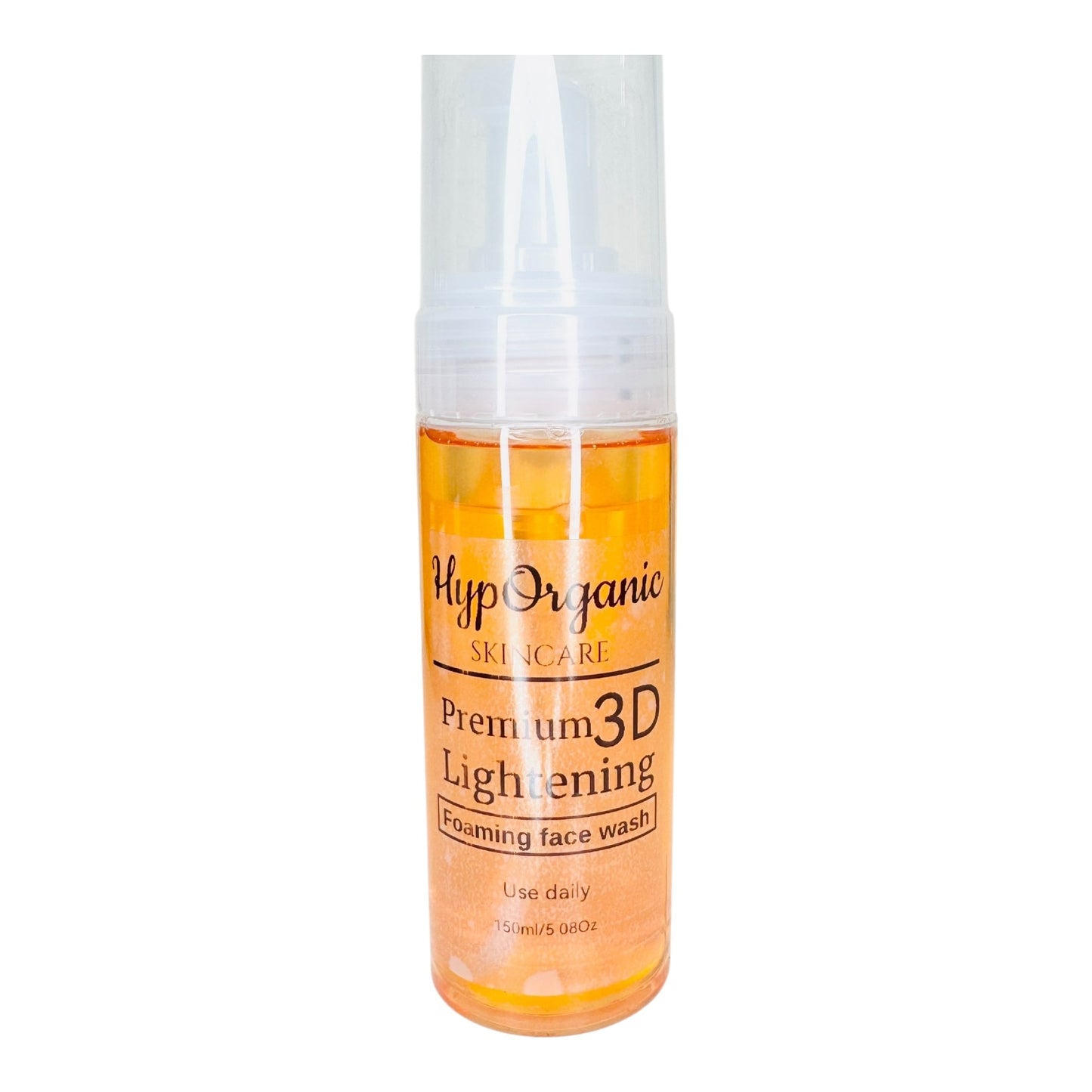 3D foaming face wash