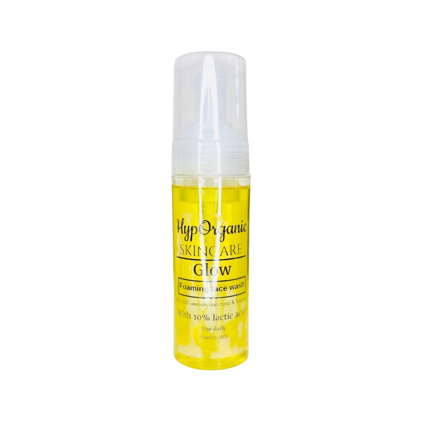 Glow foaming face wash
