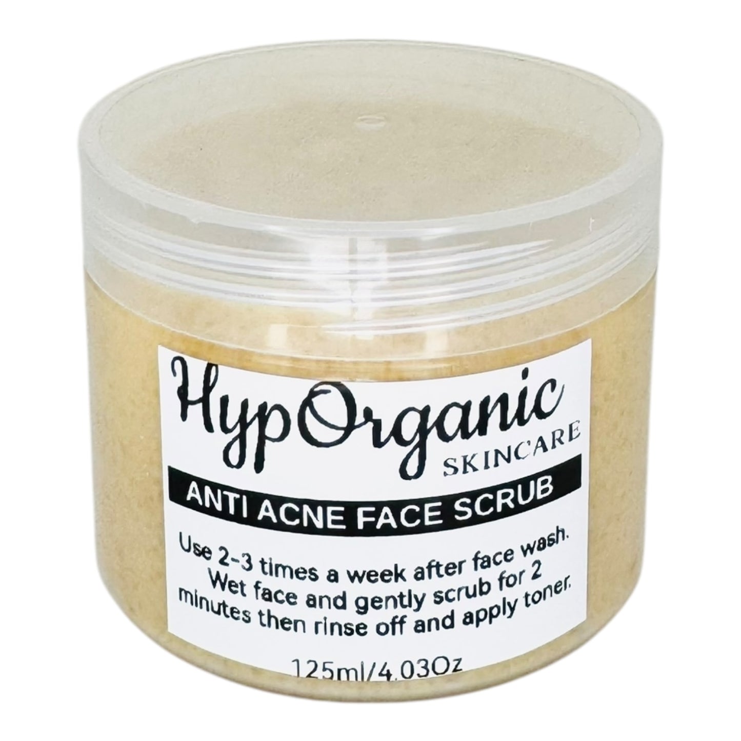 Anti acne face scrub