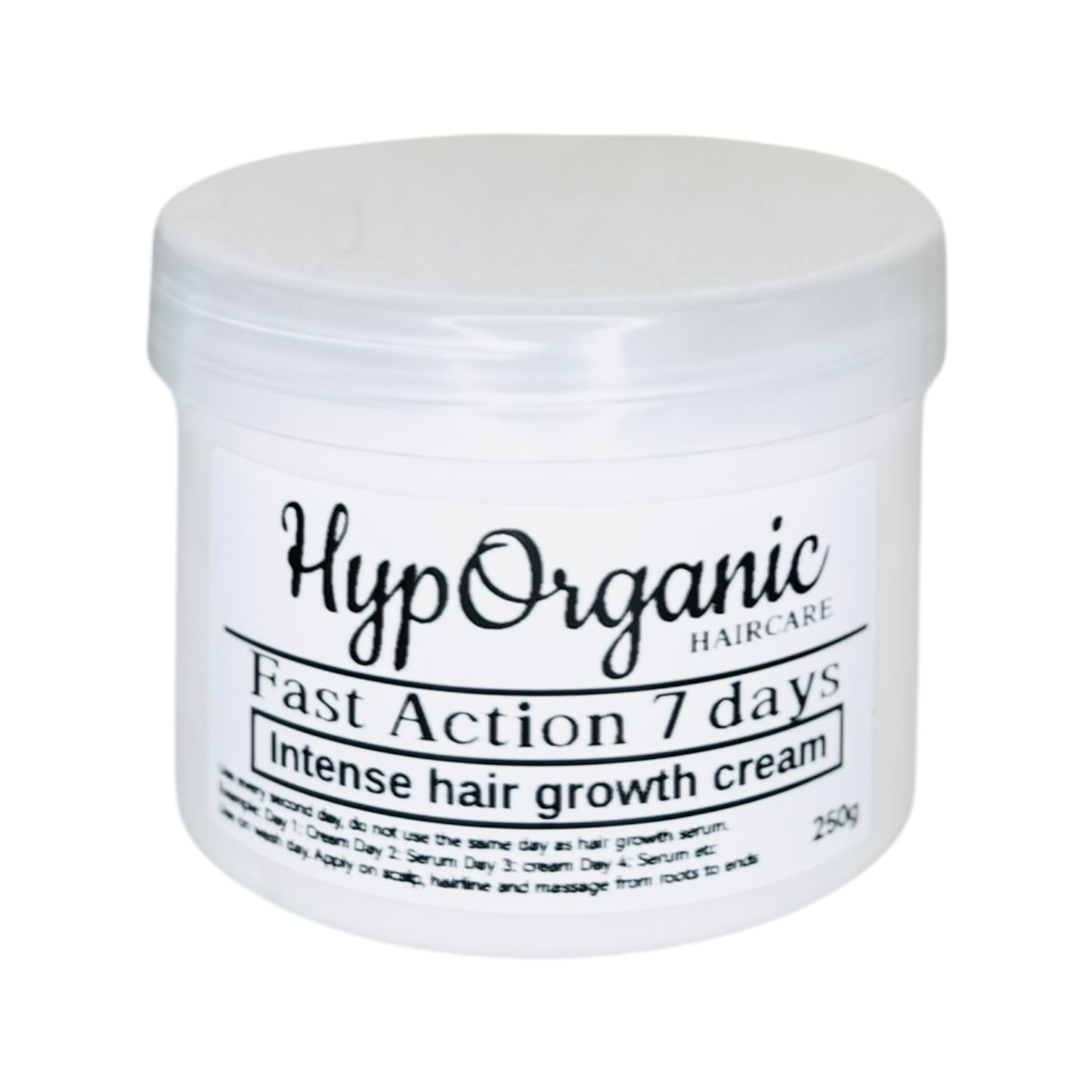 Intense hair growth and volume moisturiser