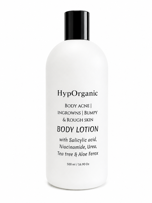Acne | Ingrown hairs | Bumpy Skin Lotion with Salicylic Acid, Niacinamide & Urea