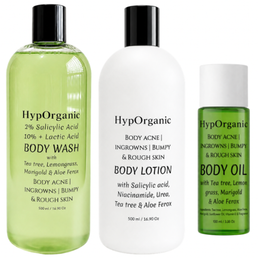 Body Acne | KP | Ingrown hairs | Bumpy & Rough skin texture Body Set